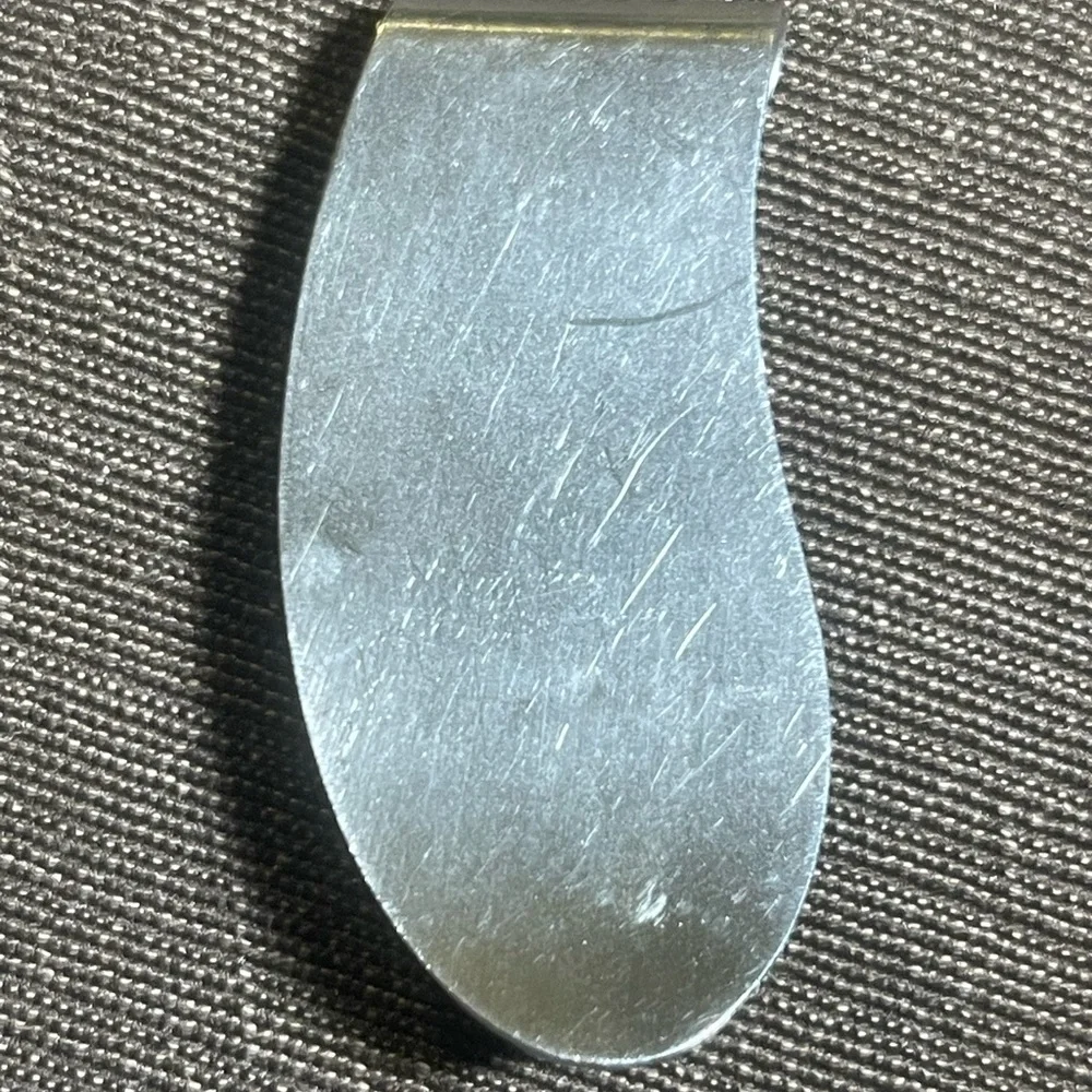 Gucci Silver Tone Stainless Steel Money Clip